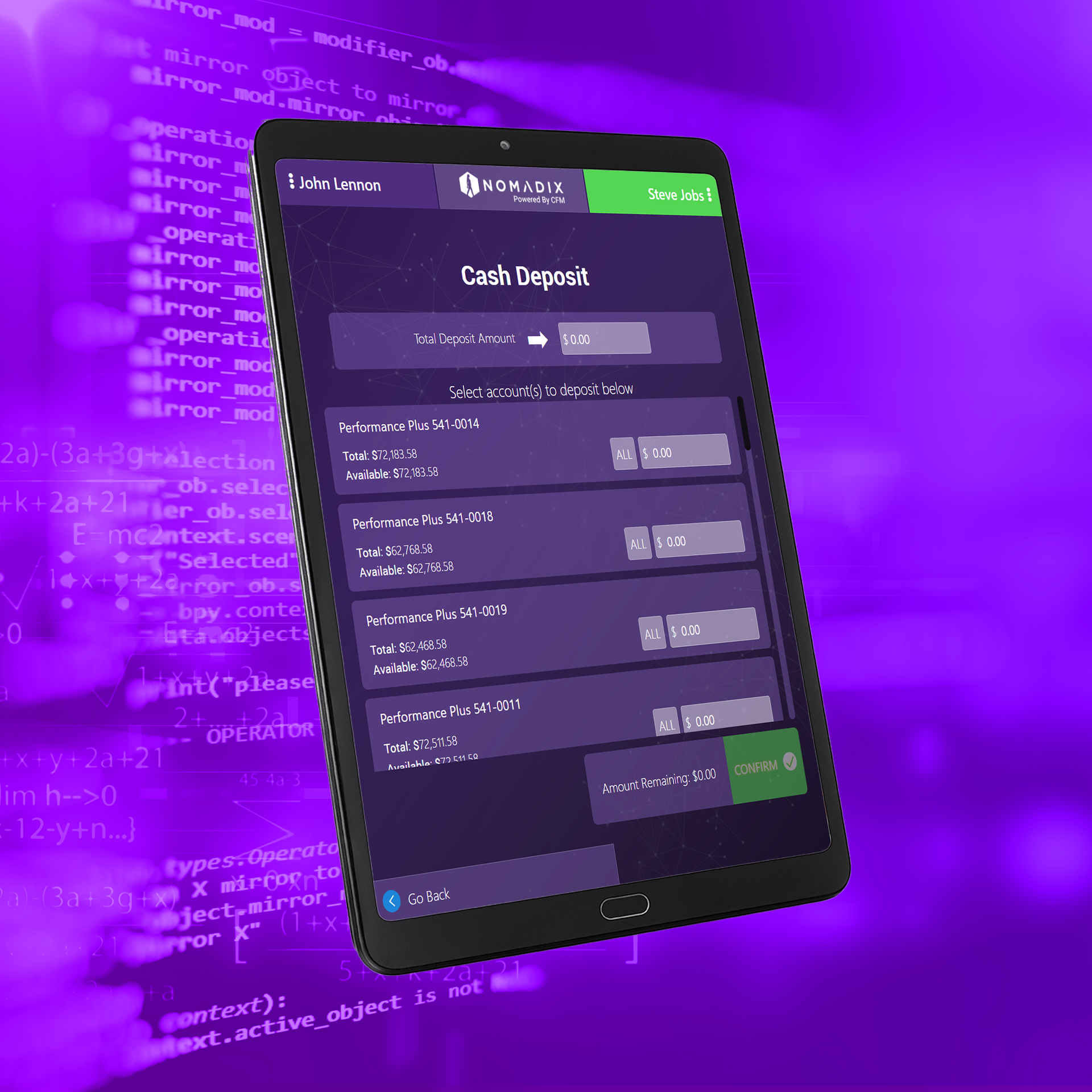 screenshot of Kinective Serve